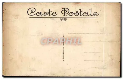 Tours — Fontaine de Beaune (place du Grand Marché) — A. P. Paris — Verso