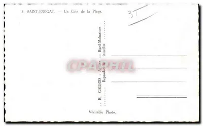 Saint-Enogat — Kąt plaży — R. Callois — Rewers