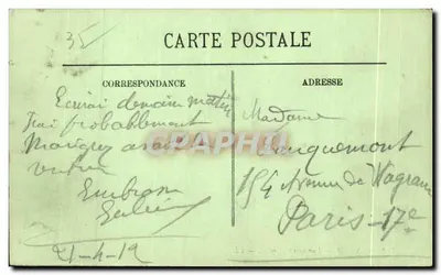Dinard — Widok ku Cézembre — LL. — nr 112 — Rewers