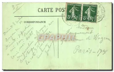 Dinard — Plaża u Przyluźnicy w Dniu Burzy — LL. n°99 — Rewers