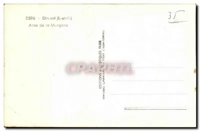 Anse de la Morgane — Dinard (Ille-et-Vilaine) — Ediciones Artísticas Flor — Reverso