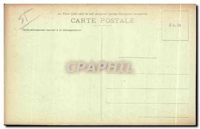 Costa de Esmeralda - Emerald Coast — Os Lados da Rance - LA VICOMTÉ — Edição Guérin, St-Malo (L.-st-V.) — Verso