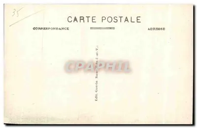 Dinard - Widok fal na przeszkodzie — G.F. 4445 bis — Rewers