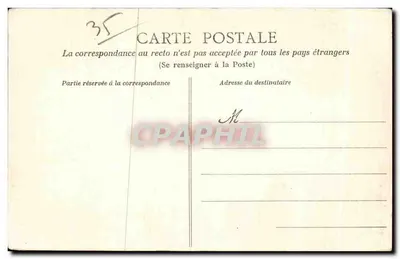 Costa de Esmeralda — Los Límites de la Rance — La Bahía del Priorato — En la distancia Dinard — Reverso