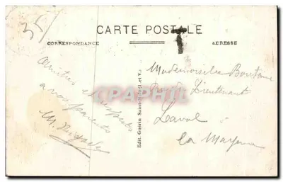 Côte d'Émeraude - Emerald Coast — Etude de Vagues sur la Digue — Éditeur Guérin, n° 4445 bis — Rewers