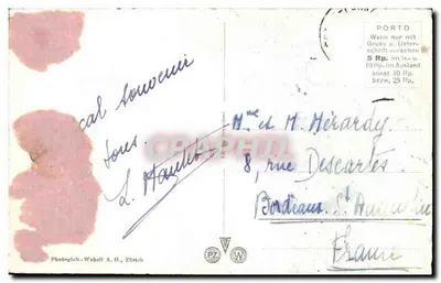 Grimsel y Paso del Gotthard — tarjeta postal topográfica — Photoglob-Wehrli A.G., Zúrich — Reverso