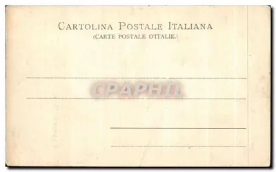 Widok placu Ghetta — Florenca — Stengel & Co., Dresda 1088F — Rewers