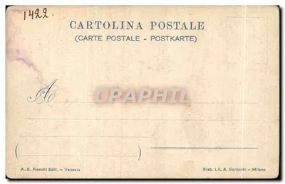 Canal grande, palácios Foscari, Giustinian, Rezzonico — Veneza — Edição econômica — Verso