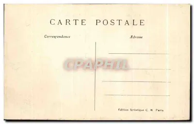 MANTES-la-JOLIE — El Viejo Puente de Limay — C.M. n°121 — Reverso