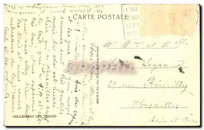 Plombières-les-Bains — Badgolf van het Kleine Molen — uitgever Braun & Cie, n° 5821 — Achterkant