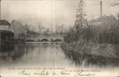 Neufchâteau - Ponte da Mothe — Lib. Pap. Simonet Beaucolin, Neufchâteau, N.54