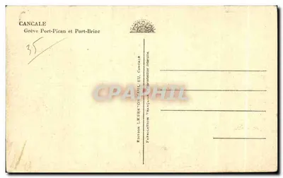 Grève Port-Pican et Port-Briac — Cancale — Édition LEBRETON, Cancale — Achterkant