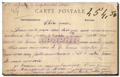 Saint-Nazaire — Le paquebot transatlantique « La Navarre » — Collection Louis Landas Fils — Verso