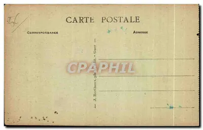 Camp de Coetquidan - Etang des Prés Neufs — J. Berthaux, fot. edit. Guer — Achterkant