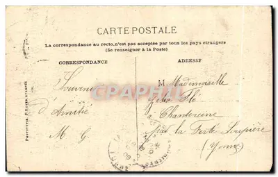 Blois — Entrada da rue Denis-Papin - Vista do ponte — Fototipia P. Royer & Stampés — Verso