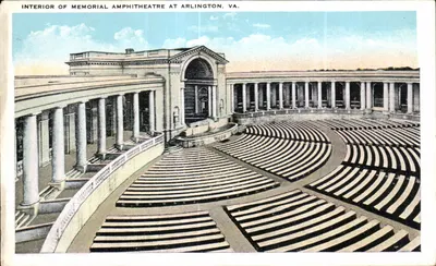 Interior do Memorial Amphiteatro em Arlington, VA — Washington News Company, n° 119880