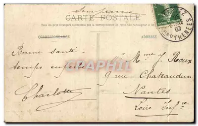 Biarritz - La Grande Plage — Collectie Goron, fot.-edit., Talence (Gironde) — n°95 — Achterkant