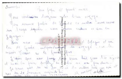 बियारिट्ज़ - पोर्ट वियू के समुद्र तट और विरजिन के रॉक - ले एडिशन्स एल्से — पीछे