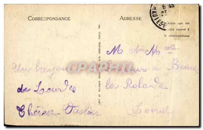 Lourdes - Pic du Jer i Bazylika - LL — Rewers