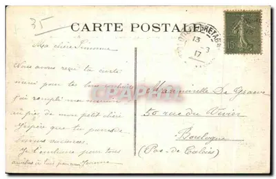Dol-de-Bretagne — Katedra (strona południowa) — Côte d'Emeraude, n°28 — Rewers