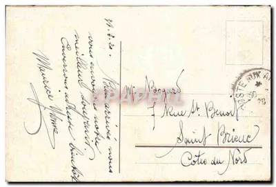 Mainz nad Rynem — widok portu z parowcami — wydawca nieznany — Rewers