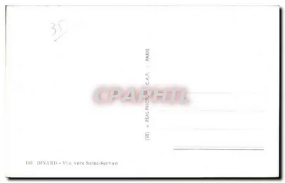 Dinard - Widok w kierunku Saint-Servan — C.A.P. — n°168 — Rewers
