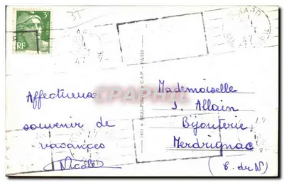 Dinard — La Vicomté — Widok na Dinard — C.A.P. n°5 — Rewers
