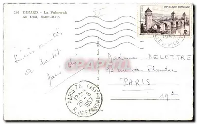 Dinard — La Palmerale — widok na zatokę — wydawca Cap — Rewers