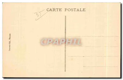 Côte d'Émeraude - Dinard-St-Enogat — vista de las rocas y la costa — editor Laurent-Nel, Rennes, n° de serie 4083 — Reverso
