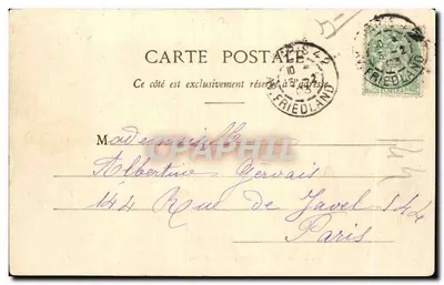 Parijs - Kerk van Sint Jan en Sint Karel — Antieke ansichtkaart n°375, uitgever Parijs — Achterkant