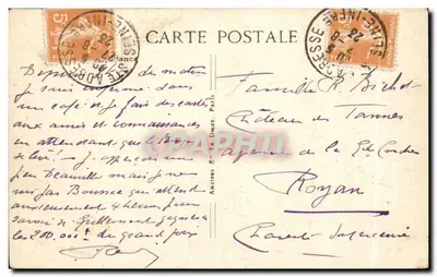 Le Havre — Die Klippe in Richtung Leuchttürme — G. F. Le Havre, n°73 — Rückseite