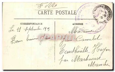 Rouen — O Palácio de Justiça — Vista geral da Rue aux Juifs — LL. n° 474 — Verso