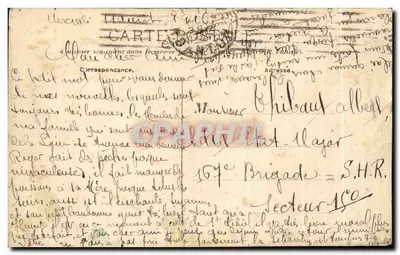 Widok z Versailles, z École Jules-Ferry — kolekcja pana P. — wydawca nieznany — Rewers