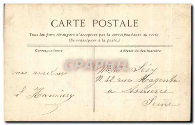 Sainte-Adresse — A Igreja — Editor não identificado, n° 43 — Verso