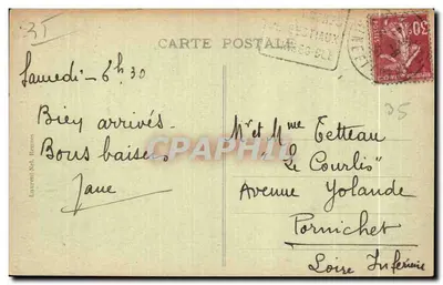 Côte d'Émeraude — Promenade dos Rempartes — St-Malo — Verso