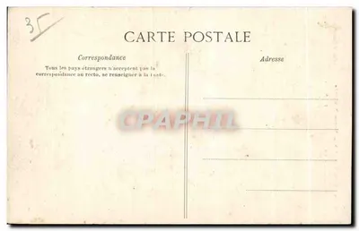 Saint-Malo — Roche Pendante — Costa d'Emeraude — G. F. — n° 2273 — Verso