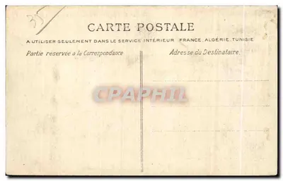 Saint-Malo — A Costa de Esmeralda em tempestade — G.F. n°3396 — Verso
