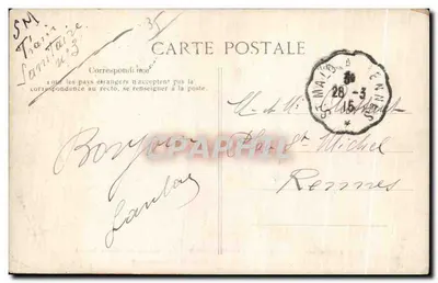 Saint-Malo — Het graf van Châteaubriand — Uitgever EDP, n° 2847 — Achterkant