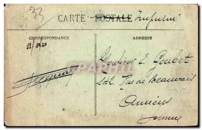 Libourne — La Dordogne e il Tertre di Fronsac — Fot. Marcel Delboy, Bordeaux — Verso