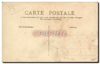 Bordeaux — Parowóz na Garonne — Wydawca nieznany, nr 32 — Rewers