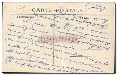 Estrasburgo — Rue Alsace-Lorraine, o Museu — Editor não identificado, número de série não visível — Verso