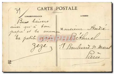 Toulouse - Placówka i Kościół św. Etienne — Fototypia Labouche Frères, Toulouse, n°3 — Rewers