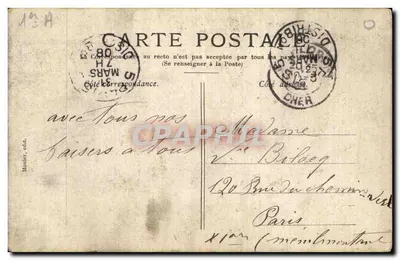 Menina segurando um peixe — Primeiro de Abril — Monnier, editor, n° 13A — Verso