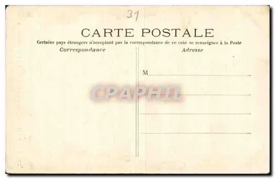 Luchon — Parafia i Aleja Carnot — Zbiór Sarthe, Luchon (zarejestrowany) — Rewers