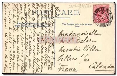 Brest — widok portu i dzielnicy twierdzy — seria Valentines n°1201 — Rewers