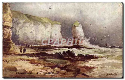 Flamborough — A Baía do Sul — Obra de J. F. B. H. (assinatura visível)