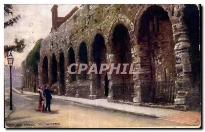 Les anciens murs, Southampton — vue historique — Raphael Tuck & Sons