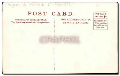 Câmara Municipal, Motherwell — editor Reliable Series, n° 45 — Verso