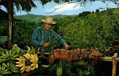Puerto Rico — Lechón asado — Caribe Tourist Productions, n° 151664