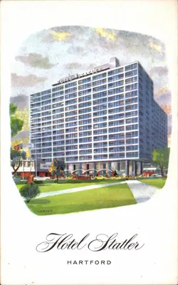 Hotel Statler — Hartford — editor desconhecido, n° de série HFD 458